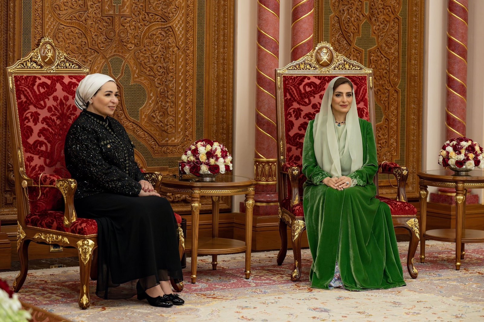 Oman Hosts Special Luncheon in Honor of Egypt’s First Lady