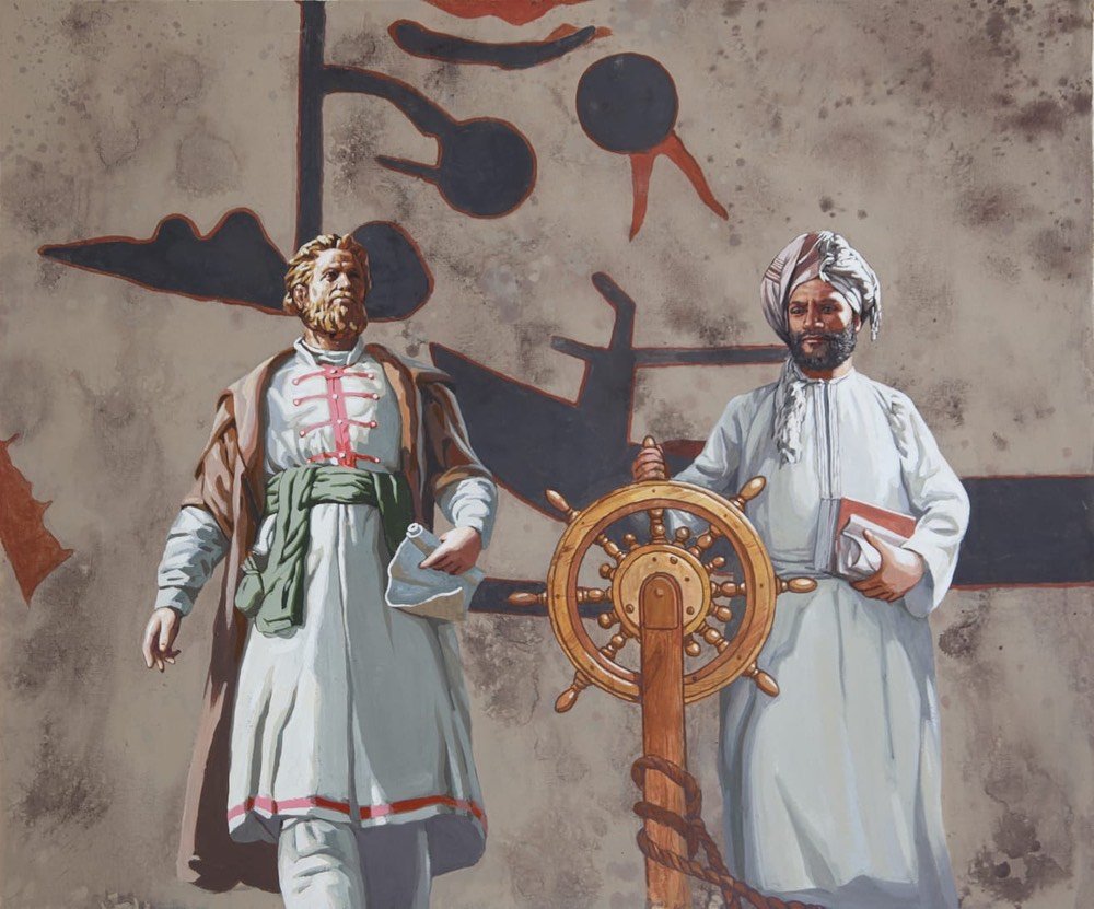 Oman and Russia Issue Joint Stamp to Mark 40 Years of Diplomatic Relations