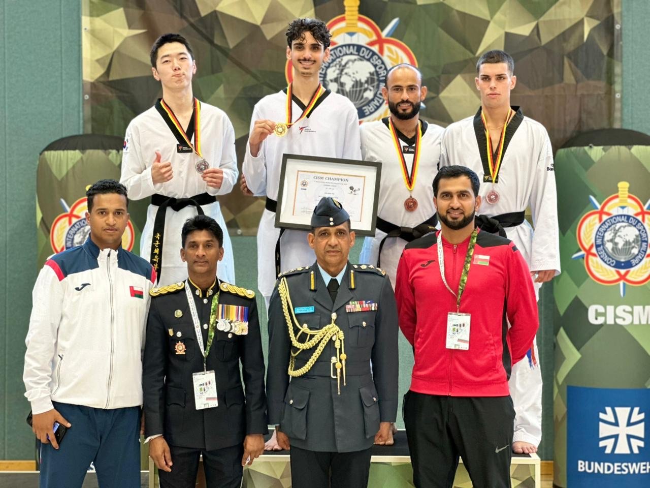 Oman’s Military Taekwondo Team Shines at World Championship in Germany with Silver and Bronze Medals