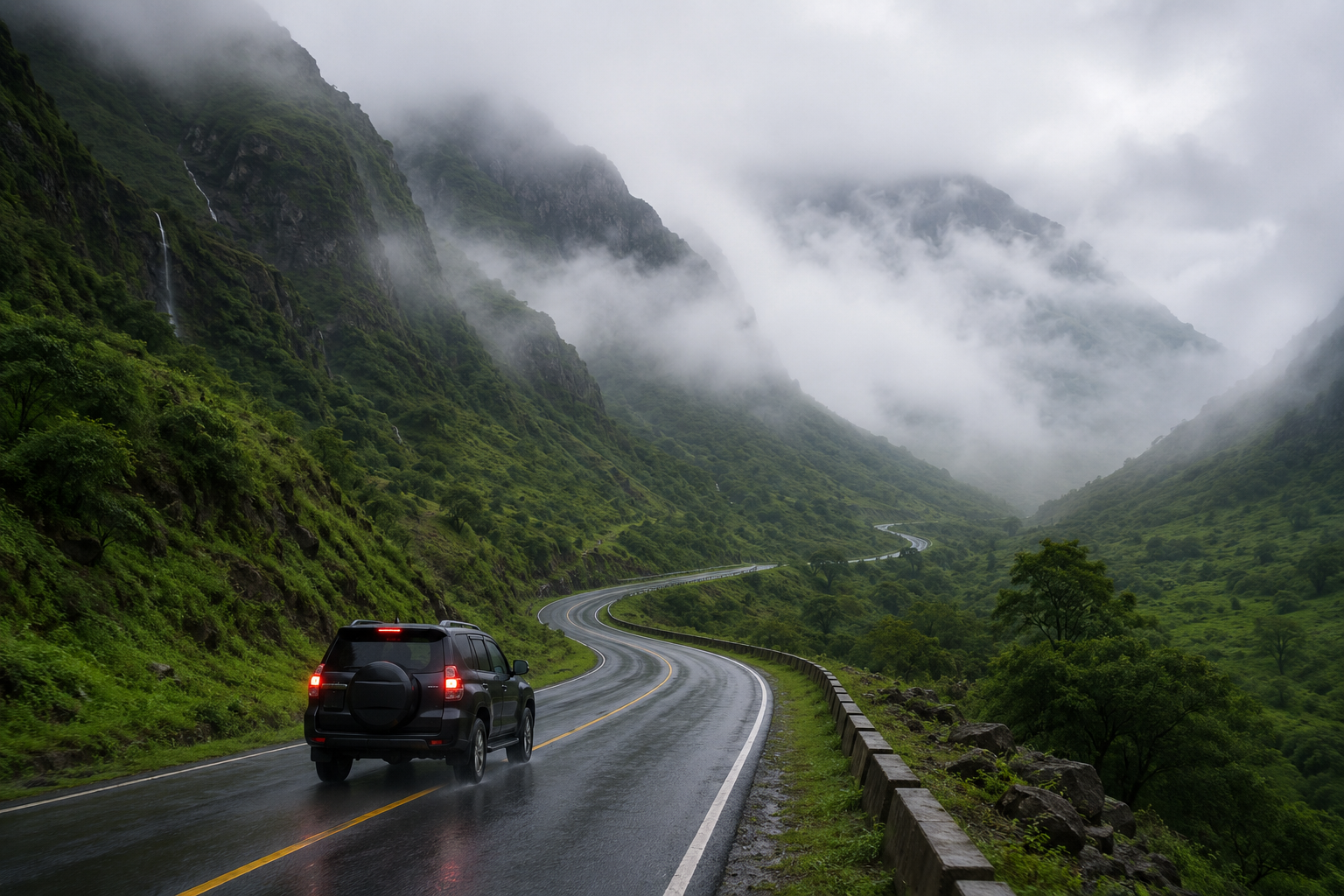 Muscat to Salalah Road Trip Guide (Khareef Season)
