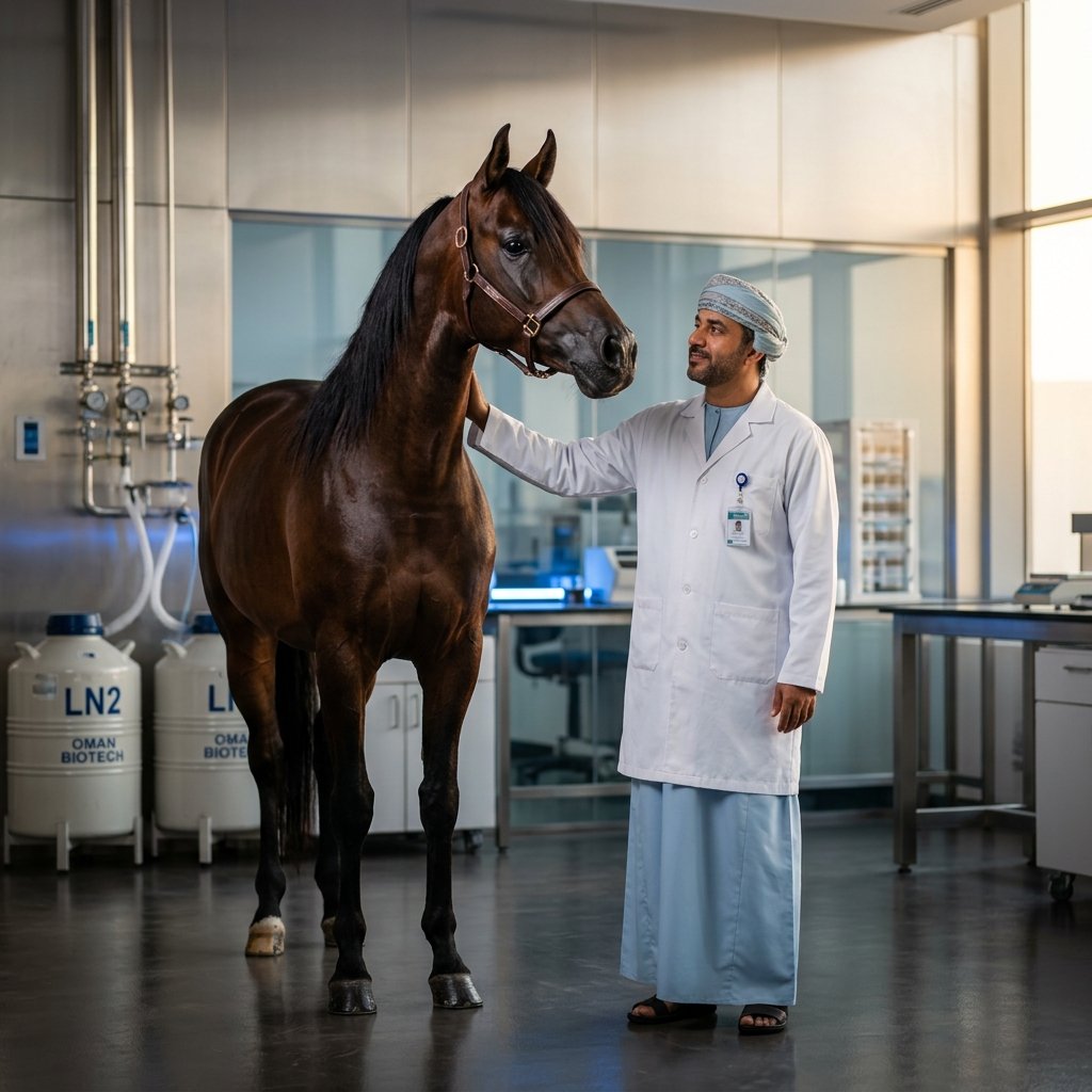 Preserving a Legacy: Oman Freezes Semen of Elite Arabian Horses to Advance Breeding Biotechnology